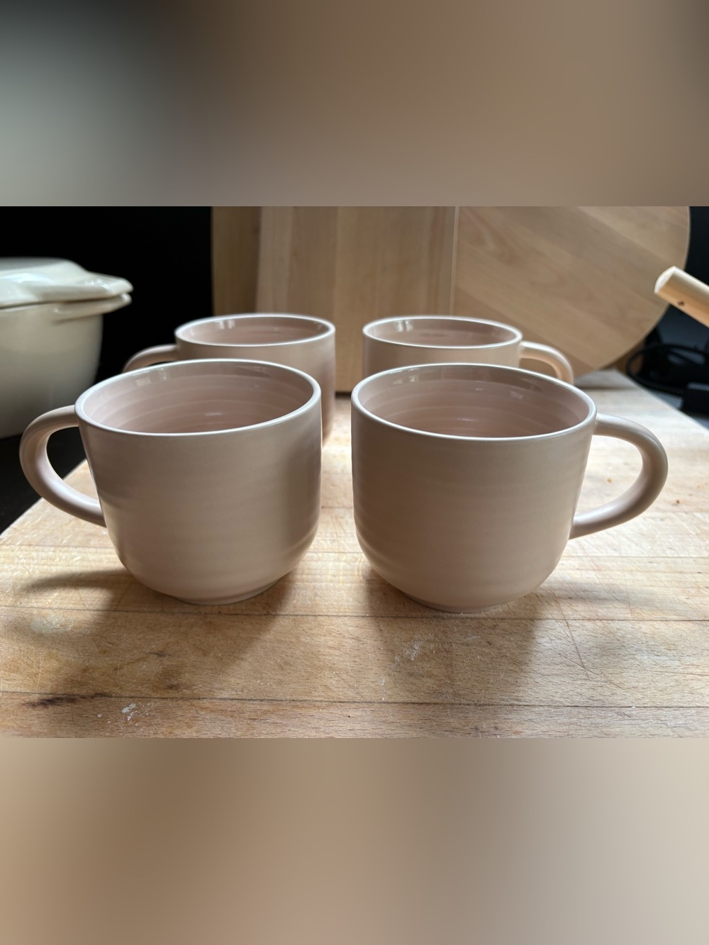 Like New Hawkins New York Essential Mug Set of 4 10 oz in Blush